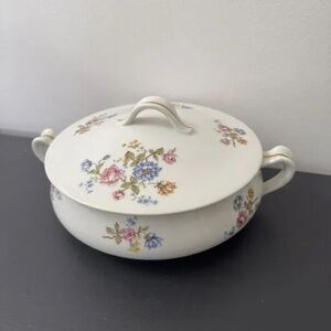 Haviland Floral Ceramic Casserole with Lid
